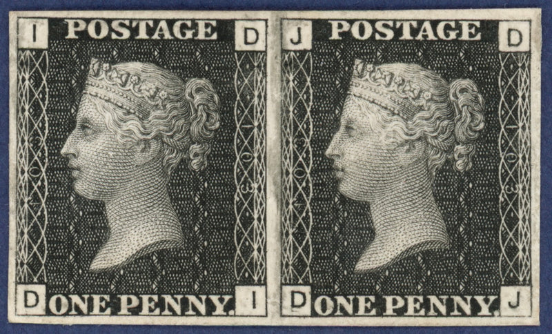 1840 Penny Black Stamps – Plate & Sheet Details Included