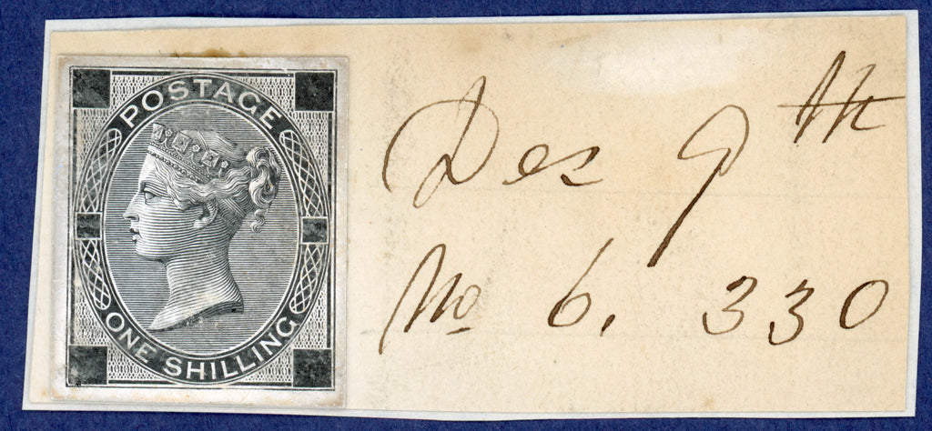 Great Britain 1867 1s Die proof, Plate 6, SG117var