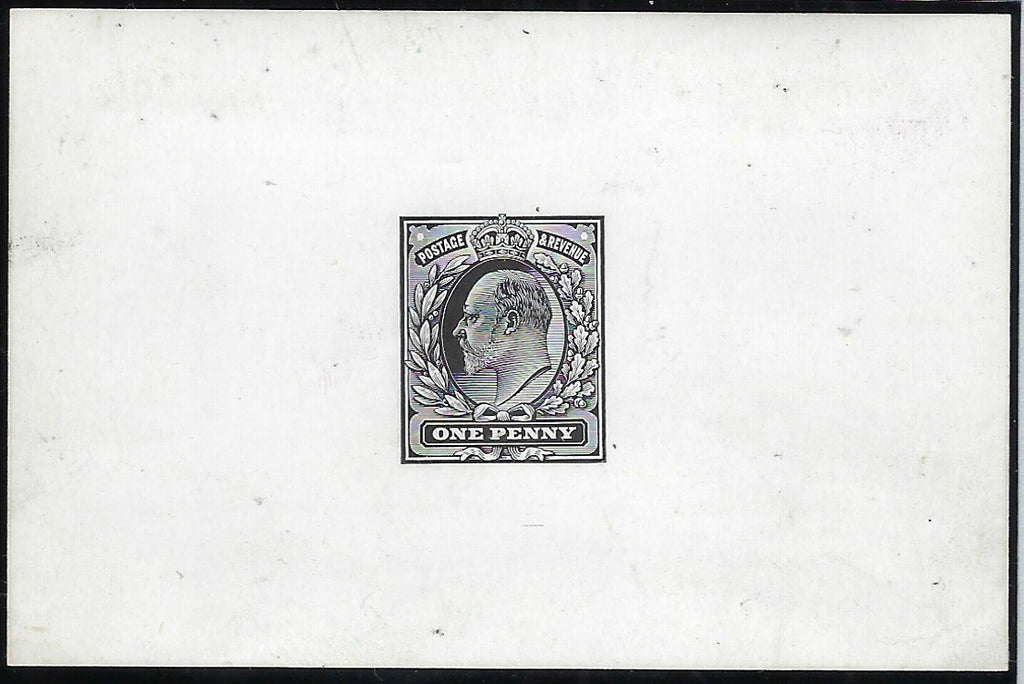 Great Britain 1902 1d Die Proof, SG219var
