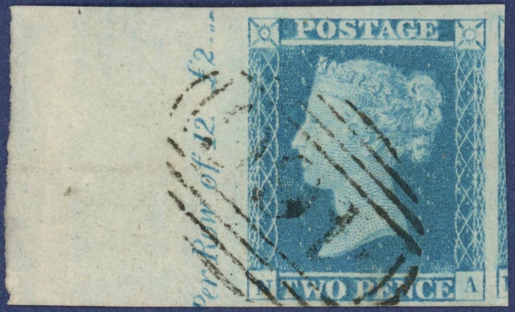 Great Britain 1841 2d pale blue Plate 3, SG13