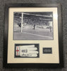 Gordon Banks autographed glove display