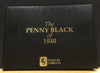 Great Britain used Penny Black housed in an attractive leather wallet SG2