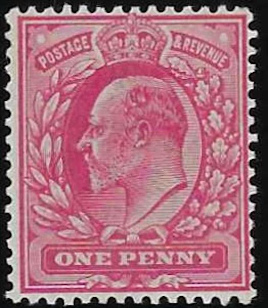 Great Britain 1906 1d Colour trial, SG219var