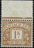 Great Britain 1951 1s Ochre (Watermark Sideways-inverted) Postage Due, SGD39wi
