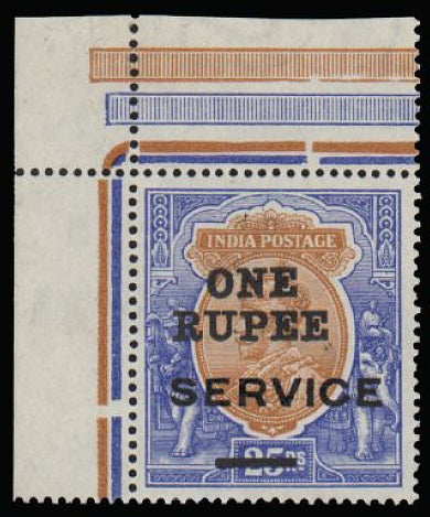 India 1925 Surcharge essay