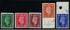 Great Britain 1937-47 ½d-2½d Definitives (Dark colours, Watermark sideways) Imprimaturs, SG462/6avar