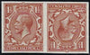 Great Britain 1924 1½d Red-brown (Watermark Block Cypher) imprimaturs, SG 420var