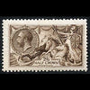 Great Britain 1913 2/6d Sepia-brown Waterlow Seahorse re-entry, unmounted Mint. SG400a