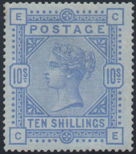 Great Britain 1884 10s. Ultramarine, Mint SG177