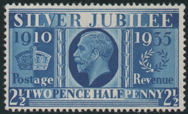 Great Britain 1935 Prussian Blue 2½d, Unmounted Mint SG456a