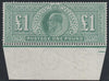 Great Britain 1902 £1 Dull blue green, Unmounted Mint SG266