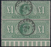 Great Britain 1911 £1 deep green, Used SG320