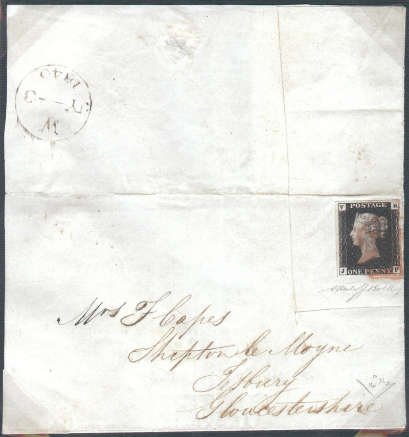 1840 Penny Black Stamps – Plate & Sheet Details Included