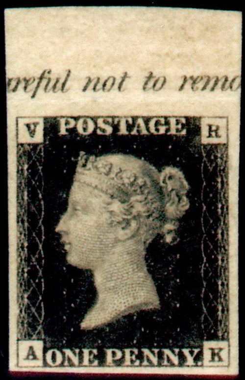 1840 Penny Black Stamps – Plate & Sheet Details Included