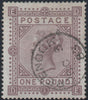 Great Britain 1882 £1 brown-lilac, Plate 1 (white paper), Used SG136