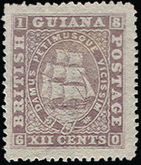 British Guiana 1863-76 12c lilac SG113