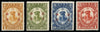 China Yunnan Province: 1929 Unification of China set of 4 to $1 scarlet SG42846