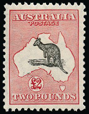Australia 1929-30 £2 black and rose SG114