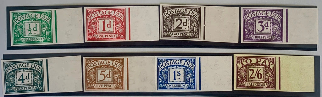 Great Britain 1934-36 1/2d-2s6d Postage Dues (Harrison printing). SGD10/18var