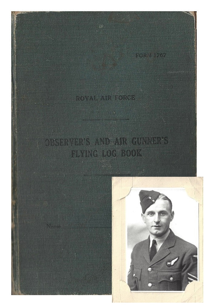 RAF flight logbook signed by Guy Gibson and other Dambusters pilots
