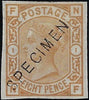 Great Britain 1876 8d Colour trial Plate 1, SG156var