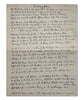 Rudyard Kipling handwritten manuscript poem