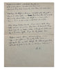 Rudyard Kipling handwritten manuscript poem