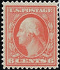 USA 1909 General Issues 6c Orange (Experimental printing "rag" paper), SG369