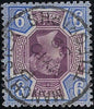 Great Britain 1887 9d dull purple & blue (watermark inverted), SG209wi