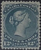 Canada 1868-90 12 1/2c pale dull blue 'Large Queen', SG60s