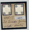 Great Britain 1886 4d & 9d "Jubilee" Duty Plate Die Proof. SG205/var