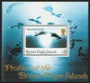 VIRGIN ISLANDS 1980 $1 'Tortola' miniature sheet, SGMS457var
