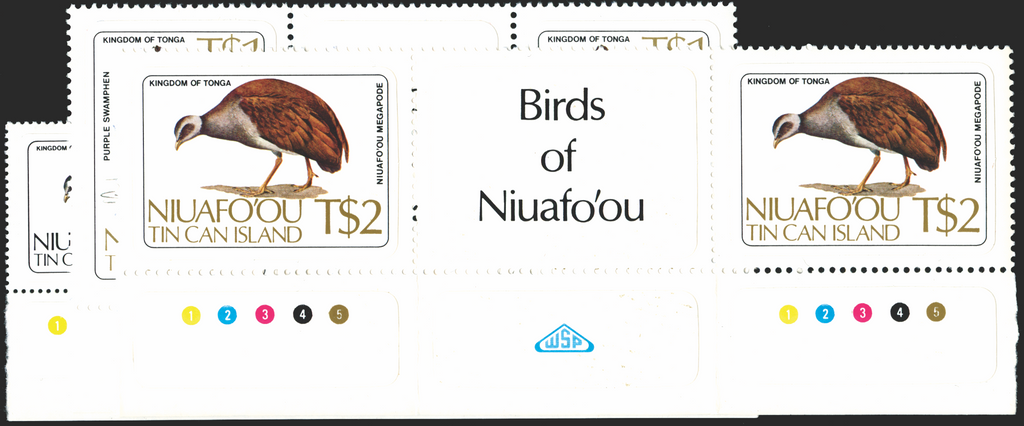 TONGA NIUAFO'OU 1983 Birds set of 15 to 2p, SG27/41