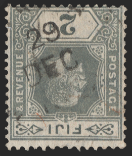 FIJI 1912-23 2d greyish slate, SG128w