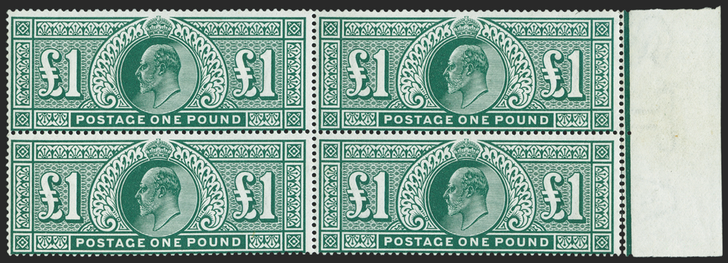 Great Britain 1911 £1 deep green, SG320