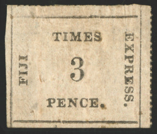 FIJI 1870-71 'FIJI TIME EXPRESS' 2d black/rose, SG6