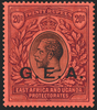 TANGANYIKA 1917-21 20r black and purple/red 'G.E.A.', SG61