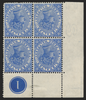 GIBRALTAR 1898 2½d bright ultramarine variety, SG42w