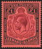 LEEWARD ISLANDS 1921-32 purple and black/red, SG80