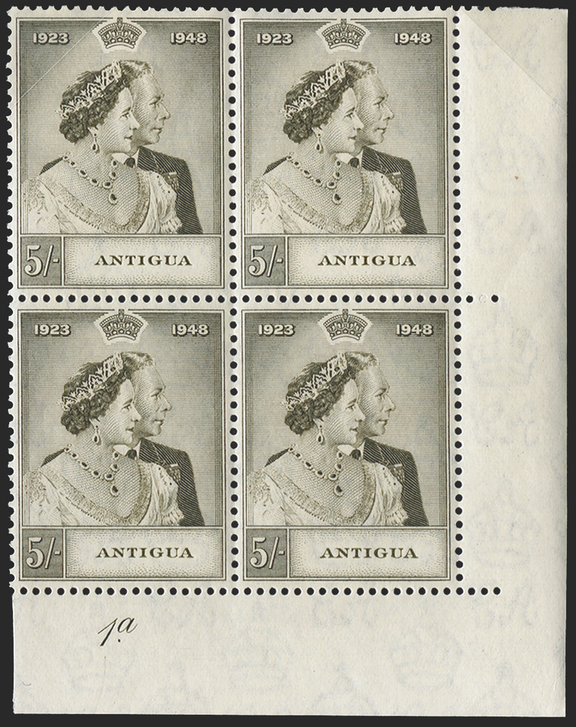 ANTIGUA 1949 RSW grey-olive (UNUSED), SG113