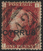 CYPRUS 1880 1d red, plate 216, SG2