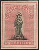 VIRGIN ISLANDS 1868 1s black and rose-carmine (PROOF), SG21