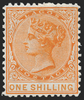 Nigeria (Lagos) 1874-75 1s orange, SG8a