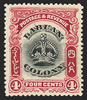 NORTH BORNEO LABUAN 1902-03 4c black and carmine variety, SG120c