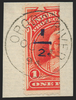 NIGER COAST 1894 '½' on left half of 1d vermilion, SG63