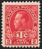 CANADA 1916 2c + 1c scarlet, SG233