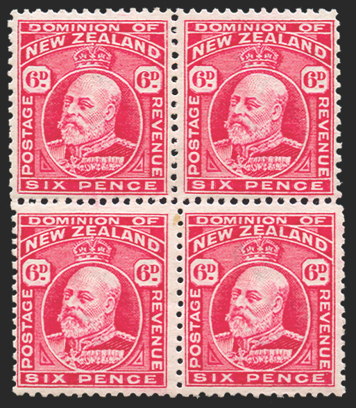 NEW ZEALAND 1909-16 6d carmine, SG403a