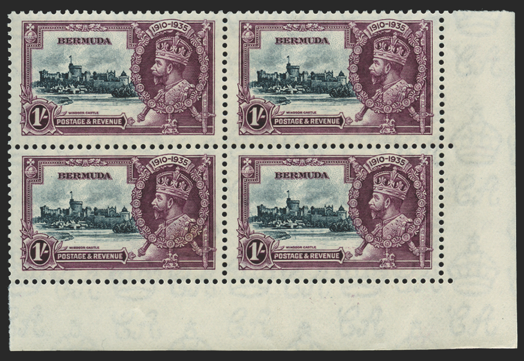Bermuda 1935 Silver Jubilee 1s slate and purple, SG97k