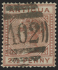 Antigua 1882 2½d red-brown, SG22b