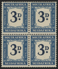 South Africa 1948-49 3d deep blue and blue Postage Due variety, SG37a